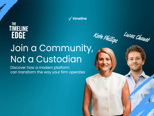 Join a Community, Not a Custodian: How a modern platform can transform the way your firm operates