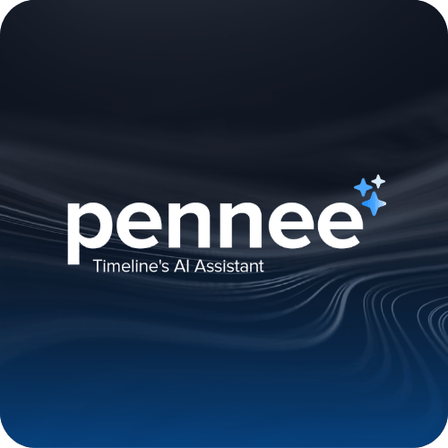 timeline-pennee-logo-ai-assistant